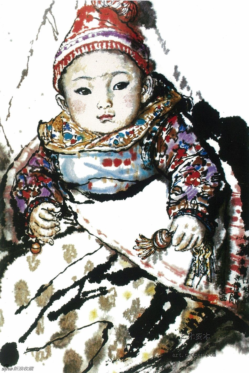 小娃娃 68cm×45cm 1992年